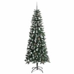 vidaXL Brad de Crăciun artificial Verde 240 cm PVC