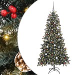 vidaXL Brad de Crăciun artificial Verde 210 cm PVC vidaXL Brad de Crăciun artificial Verde 210 cm PVC