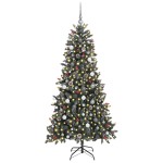 vidaXL Brad de Crăciun artificial Verde 210 cm PVC vidaXL Brad de Crăciun artificial Verde 210 cm PVC