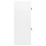 vidaXL Dulap pentru șa, alb, 53x53x140 cm, oțel vidaXL Dulap pentru șa, alb, 53x53x140 cm, oțel