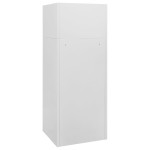 vidaXL Dulap pentru șa, gri deschis, 53x53x140 cm, oțel vidaXL Dulap pentru șa, gri deschis, 53x53x140 cm, oțel