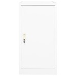vidaXL Dulap pentru șa, alb, 53x53x105 cm, oțel vidaXL Dulap pentru șa, alb, 53x53x105 cm, oțel