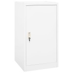 vidaXL Dulap pentru șa, alb, 53x53x105 cm, oțel vidaXL Dulap pentru șa, alb, 53x53x105 cm, oțel