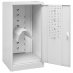 vidaXL Dulap pentru șa, gri deschis, 53x53x105 cm, oțel vidaXL Dulap pentru șa, gri deschis, 53x53x105 cm, oțel