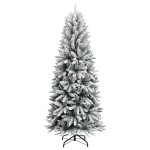 vidaXL Brad de Crăciun artificial Alb 180 cm PVC vidaXL Brad de Crăciun artificial Alb 180 cm PVC