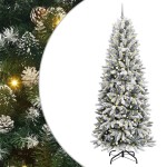 vidaXL Brad de Crăciun artificial Alb 240 cm PVC vidaXL Brad de Crăciun artificial Alb 240 cm PVC