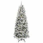 vidaXL Brad de Crăciun artificial Alb 240 cm PVC vidaXL Brad de Crăciun artificial Alb 240 cm PVC