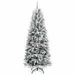 vidaXL Brad de Crăciun artificial Alb 240 cm PVC vidaXL Brad de Crăciun artificial Alb 240 cm PVC
