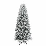 vidaXL Brad de Crăciun artificial Alb 240 cm PVC vidaXL Brad de Crăciun artificial Alb 240 cm PVC