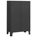vidaXL Dulap de haine industrial, antracit, 67x35x107 cm, oțel vidaXL Dulap de haine industrial, antracit, 67x35x107 cm, oțel
