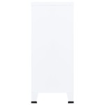 vidaXL Dulap industrial de depozitare, alb, 90x40x100 cm, oțel