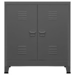 vidaXL Dulap industrial de depozitare, antracit, 90x40x100 cm, oțel vidaXL Dulap industrial de depozitare, antracit, 90x40x100 cm, oțel