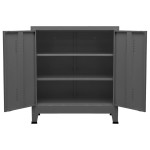 vidaXL Dulap industrial de depozitare, antracit, 90x40x100 cm, oțel vidaXL Dulap industrial de depozitare, antracit, 90x40x100 cm, oțel