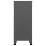 vidaXL Dulap industrial de depozitare, antracit, 90x40x100 cm, oțel vidaXL Dulap industrial de depozitare, antracit, 90x40x100 cm, oțel