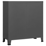 vidaXL Dulap industrial de depozitare, antracit, 90x40x100 cm, oțel vidaXL Dulap industrial de depozitare, antracit, 90x40x100 cm, oțel