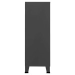 vidaXL Dulap industrial de depozitare, antracit, 75x40x115 cm, metal vidaXL Dulap industrial de depozitare, antracit, 75x40x115 cm, metal