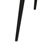 vidaXL Scaun cu spătar înalt, maro, pânză