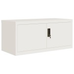vidaXL Fișet, alb, 90x40x40 cm, oțel vidaXL Fișet, alb, 90x40x40 cm, oțel
