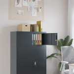 vidaXL Fișet, antracit, 90x40x40 cm, oțel vidaXL Fișet, antracit, 90x40x40 cm, oțel