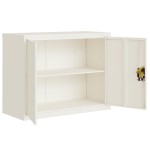 vidaXL Fișet, alb, 90x40x70 cm, oțel vidaXL Fișet, alb, 90x40x70 cm, oțel