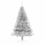 vidaXL Brad de Crăciun artificial Argintiu 180 cm Oțel vidaXL Brad de Crăciun artificial Argintiu 180 cm Oțel