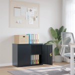 vidaXL Fișet, antracit, 90x40x70 cm, oțel vidaXL Fișet, antracit, 90x40x70 cm, oțel
