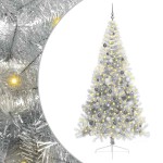vidaXL Brad de Crăciun artificial Argintiu 240 cm PET