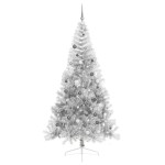 vidaXL Brad de Crăciun artificial Argintiu 240 cm PET