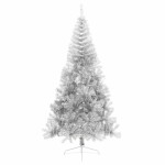 vidaXL Brad de Crăciun artificial Argintiu 240 cm PET