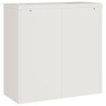 vidaXL Dulap pentru dosare, alb, 90x40x90 cm, oțel vidaXL Dulap pentru dosare, alb, 90x40x90 cm, oțel
