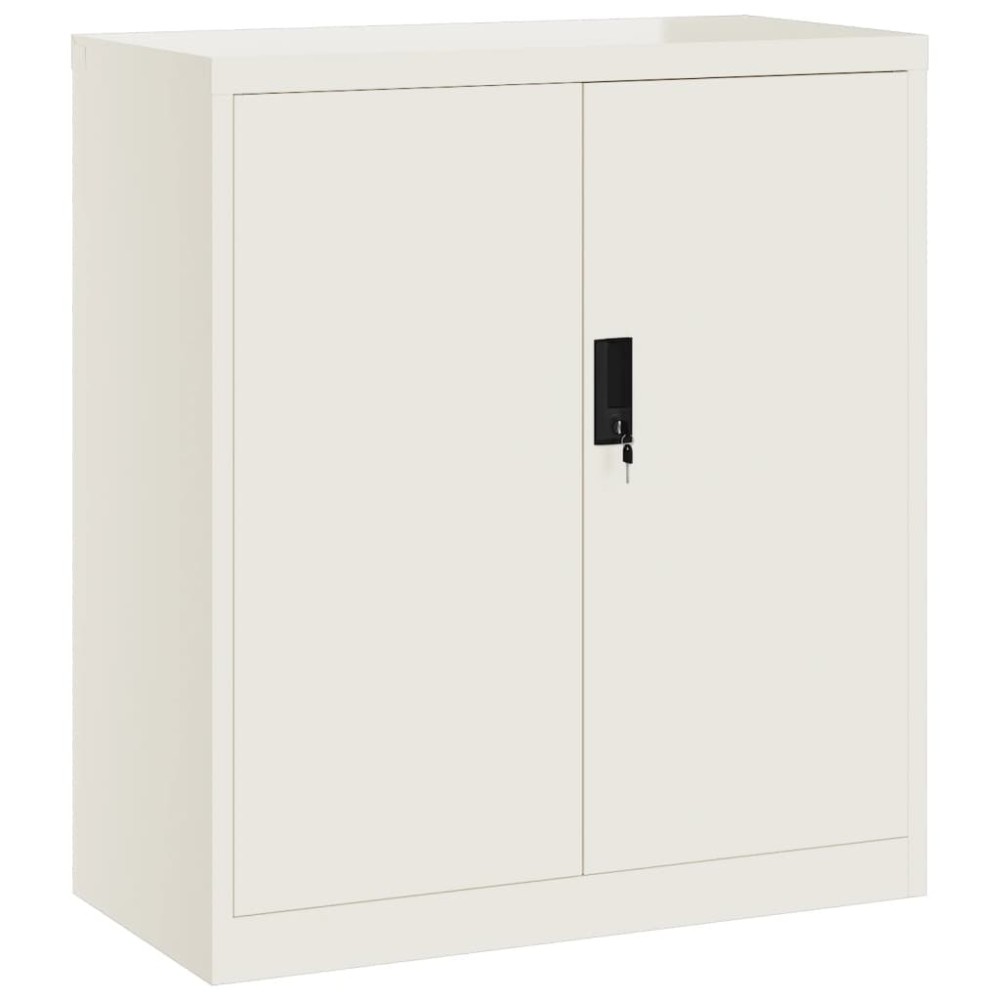 vidaXL Dulap pentru dosare, alb, 79x40x90 cm, oțel