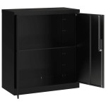 vidaXL Dulap pentru dosare, negru, 79x40x90 cm, oțel vidaXL Dulap pentru dosare, negru, 79x40x90 cm, oțel