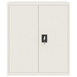 vidaXL Fișet, alb, 90x40x105 cm, oțel vidaXL Fișet, alb, 90x40x105 cm, oțel