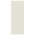 vidaXL Fișet, alb, 90x40x105 cm, oțel vidaXL Fișet, alb, 90x40x105 cm, oțel