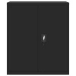 vidaXL Fișet, negru, 90x40x105 cm, oțel vidaXL Fișet, negru, 90x40x105 cm, oțel