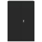 vidaXL Fișet, negru, 90x40x140 cm, oțel vidaXL Fișet, negru, 90x40x140 cm, oțel