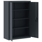 vidaXL Fișet, antracit, 90x40x140 cm, oțel vidaXL Fișet, antracit, 90x40x140 cm, oțel
