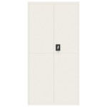 vidaXL Fișet, alb, 90x40x180 cm, oțel vidaXL Fișet, alb, 90x40x180 cm, oțel