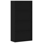 vidaXL Fișet, negru, 90x40x180 cm, oțel vidaXL Fișet, negru, 90x40x180 cm, oțel