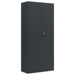 vidaXL Fișet, antracit, 90x40x200 cm, oțel vidaXL Fișet, antracit, 90x40x200 cm, oțel