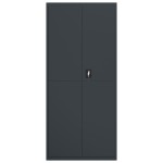 vidaXL Fișet, antracit, 90x40x200 cm, oțel vidaXL Fișet, antracit, 90x40x200 cm, oțel