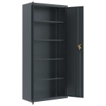 vidaXL Fișet, antracit, 90x40x200 cm, oțel vidaXL Fișet, antracit, 90x40x200 cm, oțel