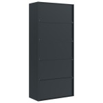 vidaXL Fișet, antracit, 90x40x200 cm, oțel vidaXL Fișet, antracit, 90x40x200 cm, oțel
