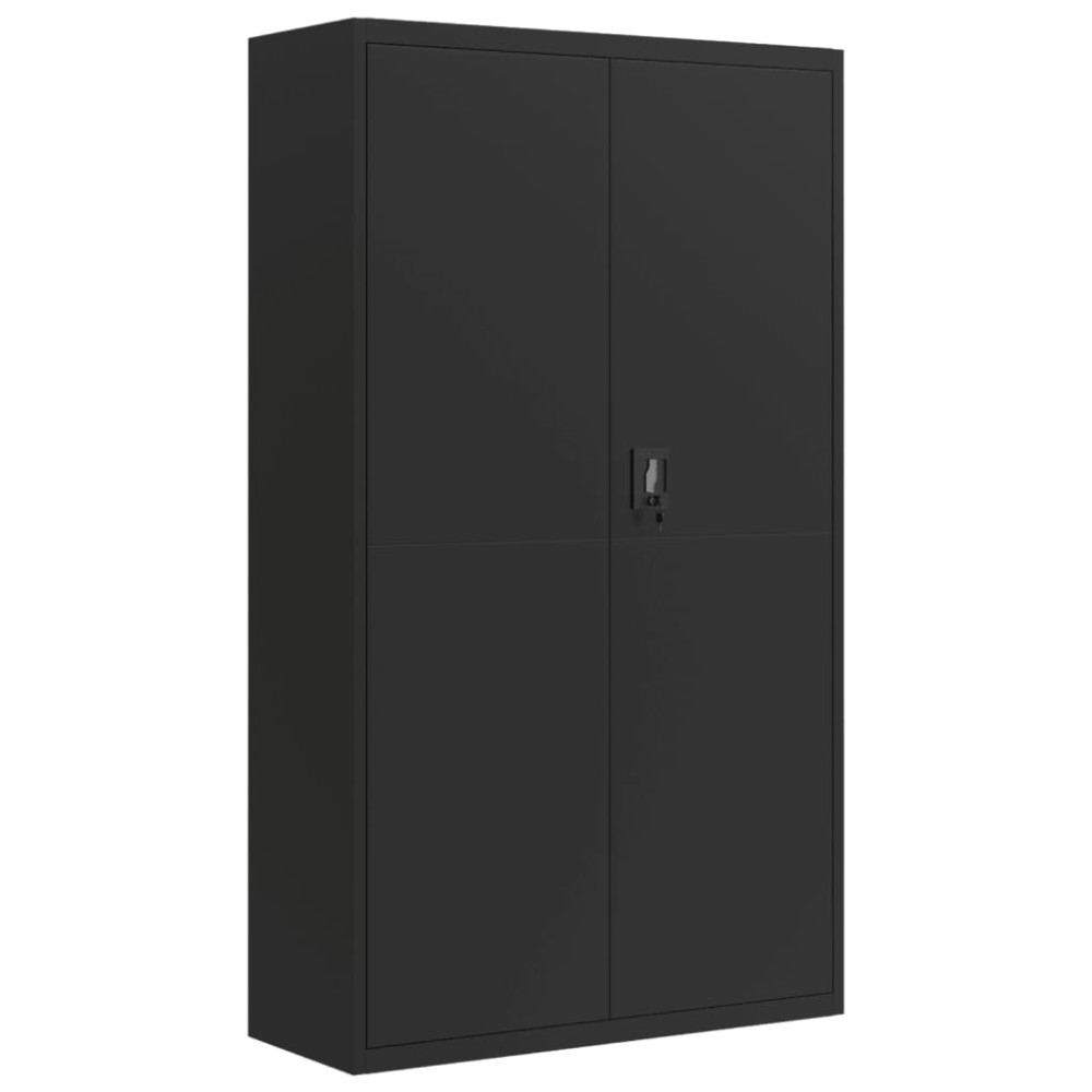 vidaXL Fișet, negru, 105x40x180 cm, oțel