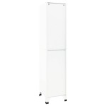 vidaXL Fișet, alb, 38x45x180 cm, oțel vidaXL Fișet, alb, 38x45x180 cm, oțel