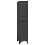 vidaXL Fișet, antracit, 38x45x180 cm, oțel vidaXL Fișet, antracit, 38x45x180 cm, oțel