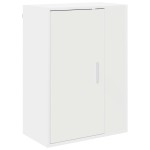 vidaXL Set comodă TV Pe perete 4 pcs Alb Lemn compozit