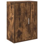 vidaXL Set comodă TV Pe perete 4 pcs Stejar fumuriu Lemn compozit