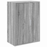 vidaXL Set comodă TV Pe perete 4 pcs Gri Sonoma Lemn compozit