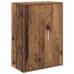 vidaXL Set comodă TV Pe perete 4 pcs Lemn Vechi Lemn compozit